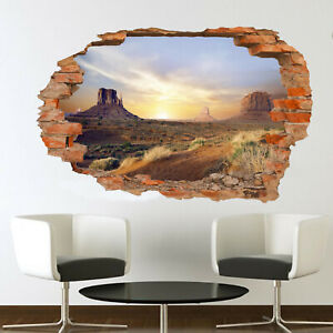 Arizona Monument Valley Wall Sticker Transfer Art Mural Decal Poster Decor RT9