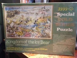Kingdom of the Ice Bear Special Gold Series 1000 Puzzle By James Hamilton NEW - Picture 1 of 4