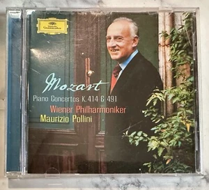 Mozart: Piano Concertos K. 414 & 491 Wiener Philharmoniker Maurizio Pollini Cd - Foto 1 di 5