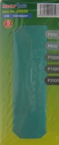 Trumpeter 09950 Sand Paper Set (P600,800,1000,1500,2000) Model Craft Tools - Picture 1 of 1