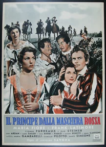 soggettone film IL PRINCIPE DALLA MASCHERA ROSSA Frank Latimore Maria Fiore #2 - Picture 1 of 1