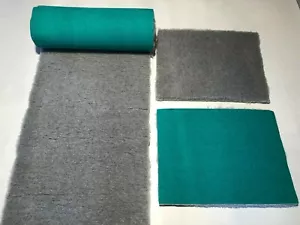Cama veterinaria perro cachorro jaula cachorro cachorro rollo polar gris tradicional espalda verde FREEPOST - Imagen 1 de 2