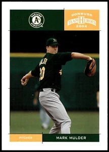 2004 Donruss Team Heroes #300 Mark Mulder - Picture 1 of 2