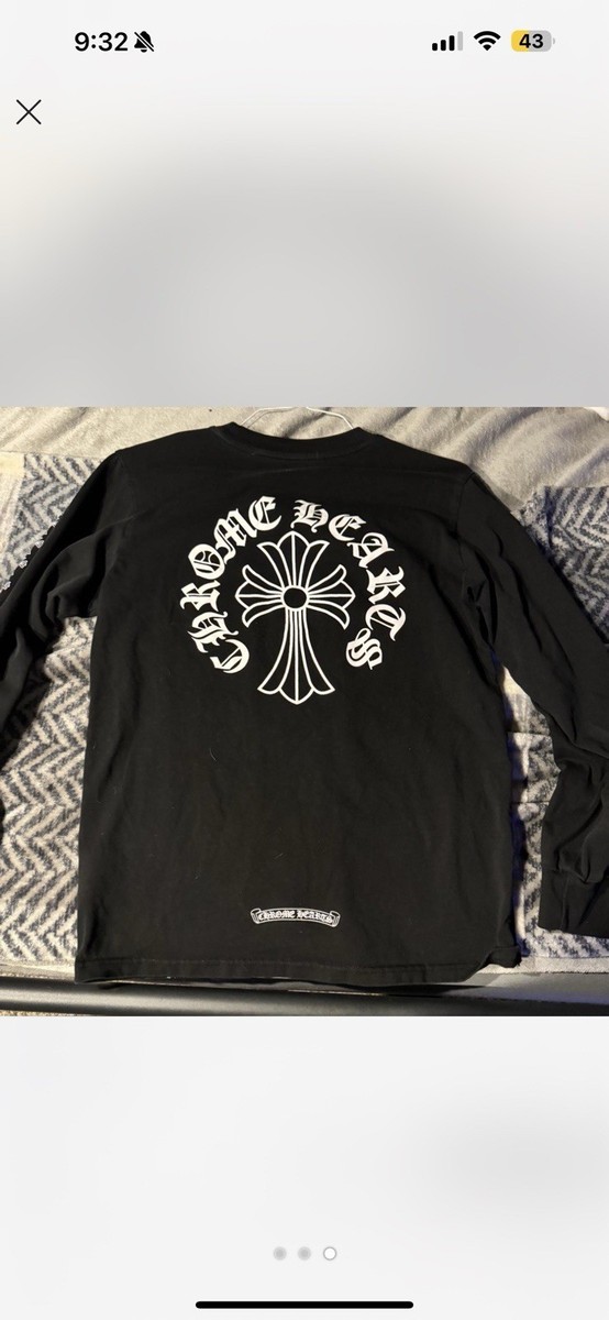 Preços baixos em Chrome Hearts Camisetas manga longa para Preços baixos em Chrome Hearts Camisetas manga longa para