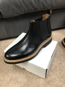 Florsheim Imperial Herren Schwarz Leder Chelsea Stiefel US Größe 10M Neu - Bild 1 von 10
