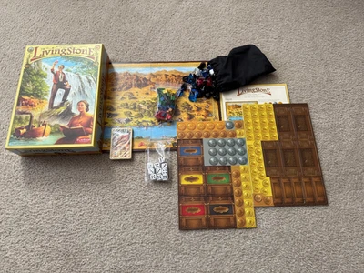 Jogo de tabuleiro Livingstone por Playroom - Conteúdo completo e não jogado lacrado sem perfuração - Imagem 1 de 4