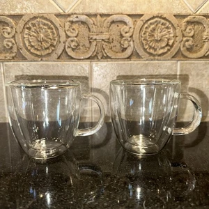 joyjolt double wall coffee cups Set Of 2 - Picture 1 of 6