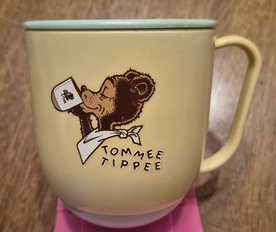 Taza de beber infantil vintage Tommee Tippee con fondo ponderado años 60 Foto 1 de 4