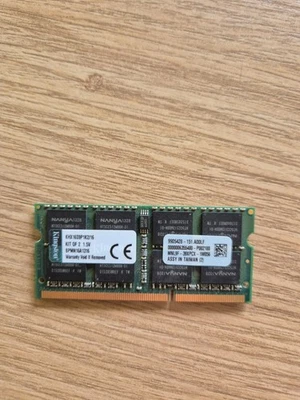Kingston 8GB DDR3 1600MHz SO-DIMM Laptop Ram Memory Tested! - Image 1 of 2