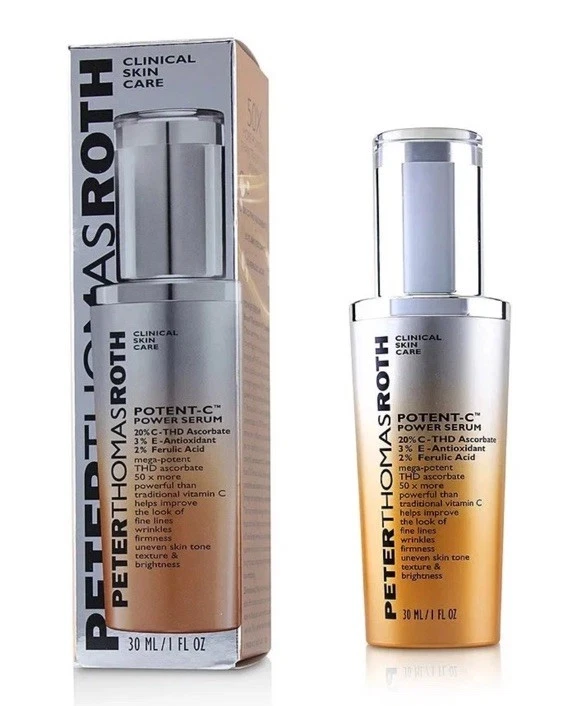 Peter Thomas Roth Potent-C Power Serum - Suero de 1 oz/100 % AUTÉNTICO Nuevo en Caja Foto 1 de 1
