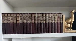 CHARLES DICKENS SET OF 21 BOOKS LEATHER EARLY 1900’s - Picture 1 of 7