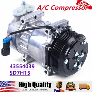 NEW AC Compressor For Peterbilt & Kenworth 1980-2010 For Models 200 Thru 300 Ser - Picture 1 of 10