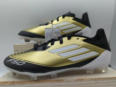 Adidas F50 League Messi Junior Fußballschuhe FG/MG Uk 5 Brandneu AQ29