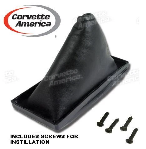 77-81 CORVETTE Leather Shift Boot by Corvette America W/ Screws ** Shifter Boot - Image 1 of 2