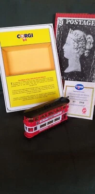 Corgi D37/1 - 150th Anniversary of the Penny Post tram. n. 1964/8000 - Immagine 1 di 4