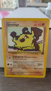 FEROSINGE French Version POKEMON 2000 Trading Card MANKEY Team Rocket 61/82 TCG - Picture 1 of 2