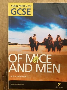YORK NOTES GCSE OF MICE AND MEN Book Study Guide Exam Notes - Picture 1 of 5