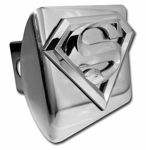 Superman Chrome Auto Grade ABS Plastic Hitch Cover (3-D "S") DC Comics Licensed - Picture 1 of 1