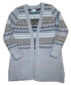 Bob Timberlake Damen hellbraun vorne offen Strickjacke Medium - Bild 1 von 3