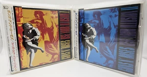 GUNS N' ROSES Use Your Illusion I&II Japan 1st Ed. CD SET MVCG 43,44 w/OBI 1991 - Picture 1 of 22
