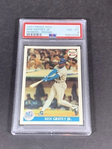 Ken Griffey Jr. 1991 Front Row #3 Homers-Promo, PSA 8 NM-MT, Low Population 3 - Picture 1 of 2