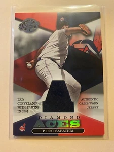 A17,967 - 2001 Donruss Class of 2001 Diamond Aces #A18 C.C. Sabathia Jersey/550 - Picture 1 of 1