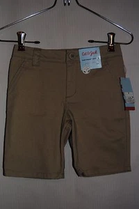 Boy's CAT & JACK Tan Shorts Size 6 Adjustable Waist Band Flat Front NWOT - Picture 1 of 4
