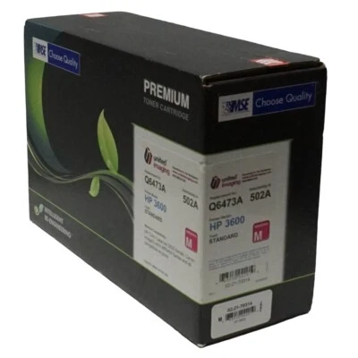 United Imaging LaserJet Print Cartridge Magenta 502A Q6473A Sealed - Image 1 of 4