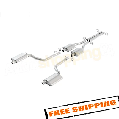 Borla 140443 S-Type Catback Exhaust for 2011-2014 Dodge Charger R/T 5.7L V8 - Image 1 of 2