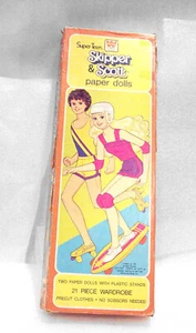 Vintage Skipper & Scott Paper Dolls Whitman Mattel 1981 – As Is - Picture 1 of 11