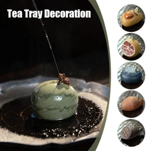 Tea Pet Ornament Water Squirting Statue Luck Fortune Chinese Tea Tray Decor - Picture 1 of 33