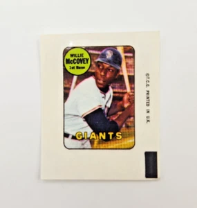 1969 Topps Baseball Aufkleber Willie McCovey - Bild 1 von 3