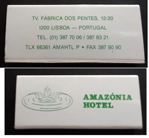 SF0173 Scatola fiammiferi carta vintage pubblicità hotel amazzonici - Foto 1 di 1