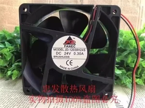1PCS JD-D12038H24S 12038 DC24V 0.30A 12CM 2-Wire Silent Cooling Fan - Picture 1 of 1