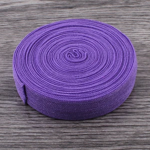 Solid Fold Over Elastic Ribbon FOE for Elastic Headbands Hair Ties 5/8" 30Yards - Picture 1 of 23