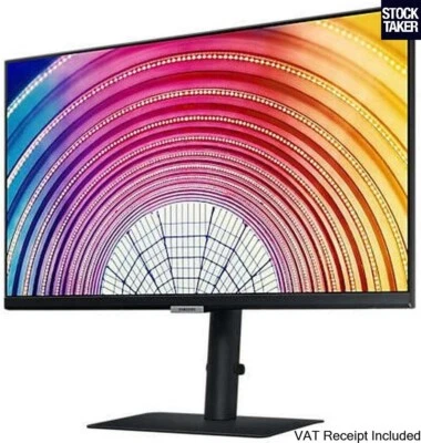 Samsung 24 ViewFinity 2560x1440 Quad HD Flat Monitor LS24A600NAU S60A (VAT Inc) - Image 1 of 4
