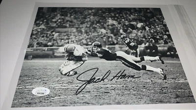 Jack Ham Penn State Pittsburgh Steelers Autographed Signed 8x10 photo  JSA COA - Image 1 of 2