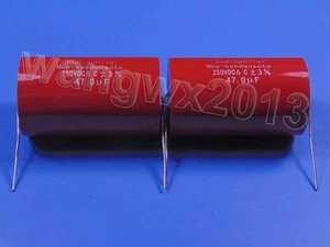 2 Stück 250 V 47uF MKP Crossover Membran Polypropylen unpolarisierter Kondensator - Bild 1 von 1
