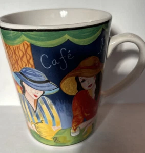 Furio Sango Cafe Paris 4914-29 Women Hats Coffee Mug Casual Setting - Picture 1 of 5
