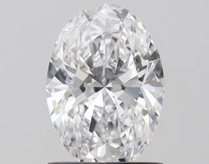 1.16 ct D-VVS2 Oval Cut Diamond,IGI Certified Diamond, CVD Lab Grown Diamond - Picture 1 of 8