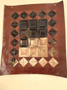 Handmade , Cowhide Patchwork Panel , Antique , Custom - Picture 1 of 1
