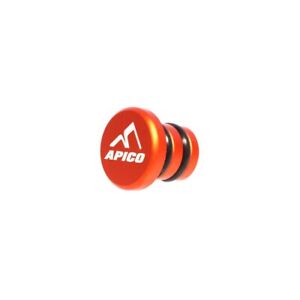 Apico CNC Gear Pedal Tip End Cap Aluminium Orange