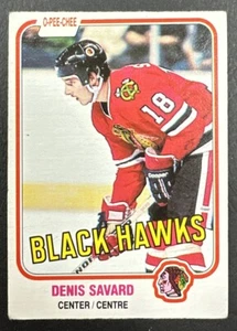 1981-82 O-Pee-Chee OPC Hockey - #63 Denis Savard RC - Chicago Blackhawks - Picture 1 of 2