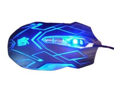 Wired 9D JS-X9 II 3500DPI USB Optical LED Ergonomic Gaming Mouse - Image 1 of 4