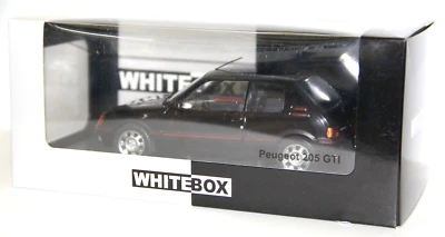 WHITEBOX  1:24  AUTO DIE CAST  PEUGEOT 205 GTI NERO  ART WB124161 - Immagine 1 di 3