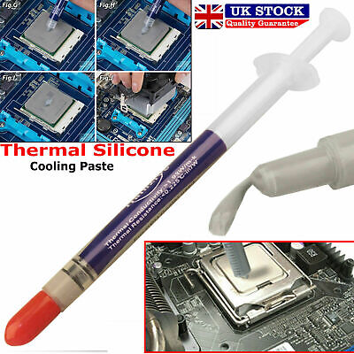 Heat Sink Thermal Compound Silicon Cooling Paste Grease PC CPU Processor Syringe • 1.98£