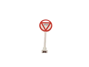 Lego CITY Traffic Sign Road Street Stop sign large - Picture 1 of 1