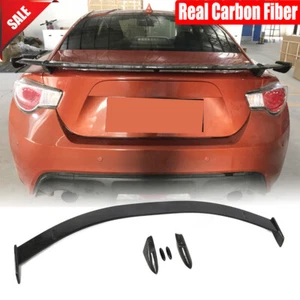 Real Carbon Rear Trunk Spoiler Wing Lip For Toyota 86 Subaru BRZ Coupe 2013-2019 - Picture 1 of 12