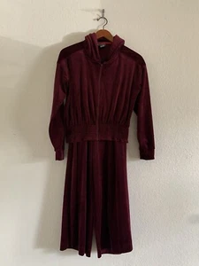 Hoodie &Pants Anthropologie Saturday Sunday Cady Cropped Velvet Zip Up Size XS - Picture 1 of 16