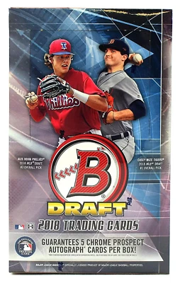 2018 Bowman Draft Baseball Factory Sealed Hobby SUPER JUMBO Box - Image 1 of 4
